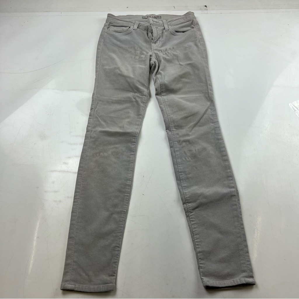 J Brand Womens Gray Corduroy Pants 26 L4926